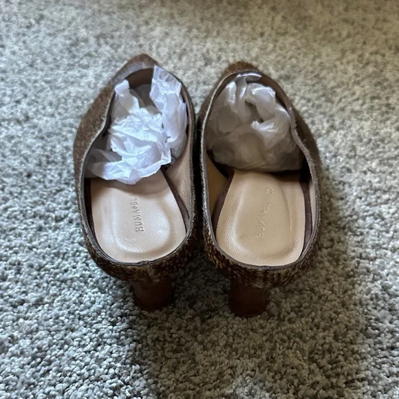 Huma Blanco Dorothy Dotted Pony Hair Mules - Picture 4 of 7